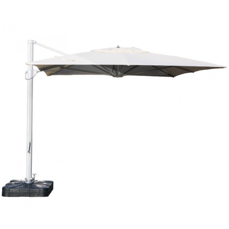 free standing parasol with lights