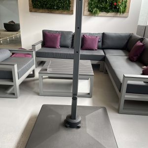 Royce 90KG Wheeled Concrete Parasol Base on Wheels