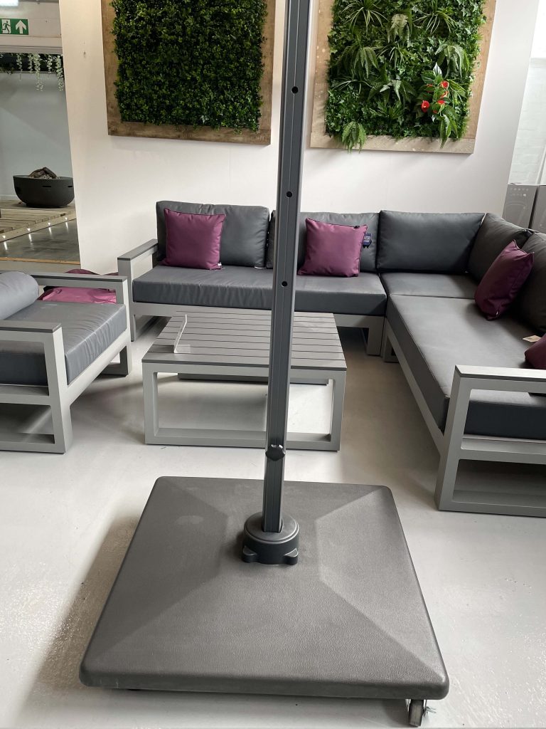 Royce 90KG Wheeled Concrete Parasol Base on Wheels