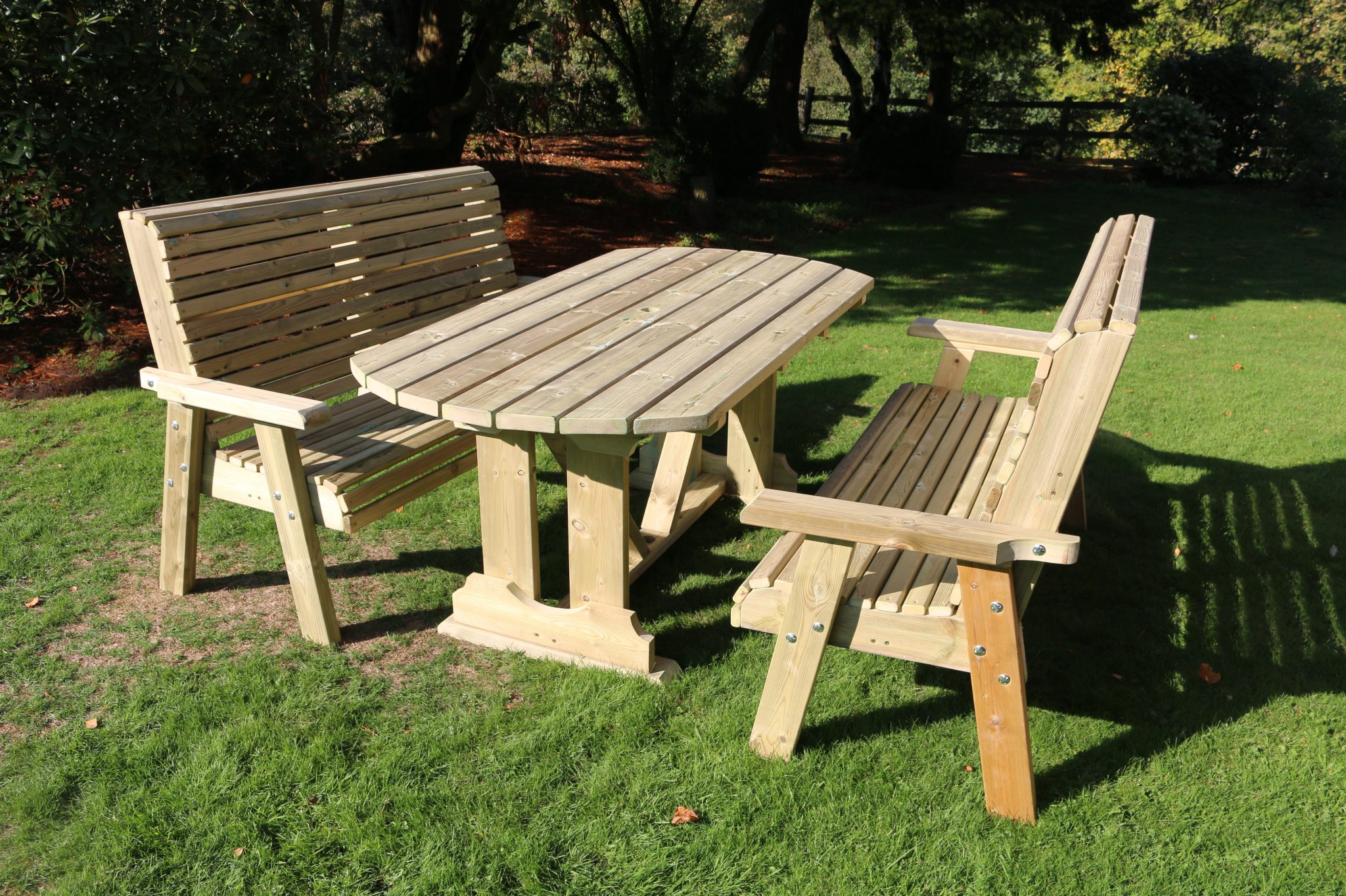 Highgate Table & Bench Set Sits 6 (HG105) Highgate Garden Furniture