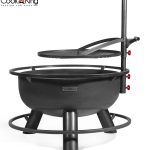 Cook King Bandito Fire Bowl with adjustable Grill Plate