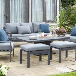 The Titchwell Lounge Set with Height adjustable table