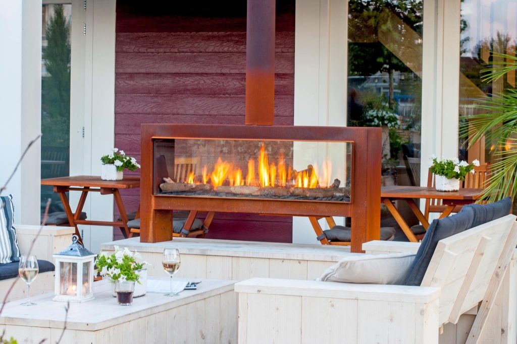 Faber The Mood Outdoor gas fire