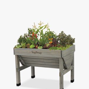 VegTrug Small Classic Planter, 1m – Grey Wash
